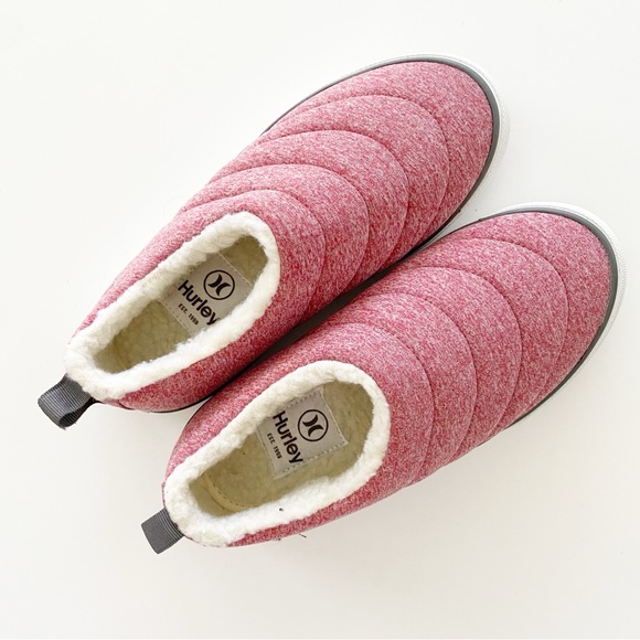 NWOT Hurley Ladies' Puff Clog Cozy Camp Mule Slip On Sneaker Ladies Shoe size 6 - Picture 3 of 8